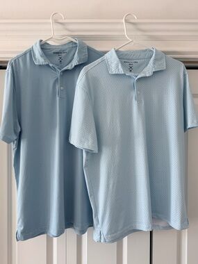 2-pack Kenneth Cole Golf Men's Polo Shirts | Medium
